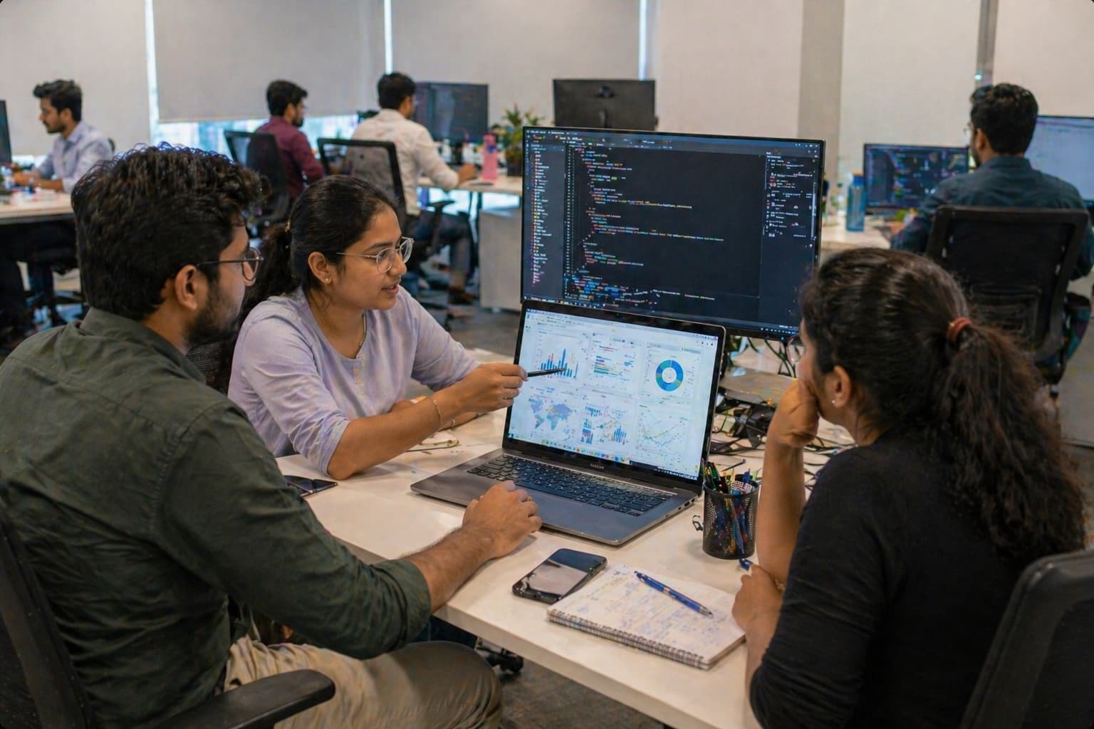 Data scientist at work