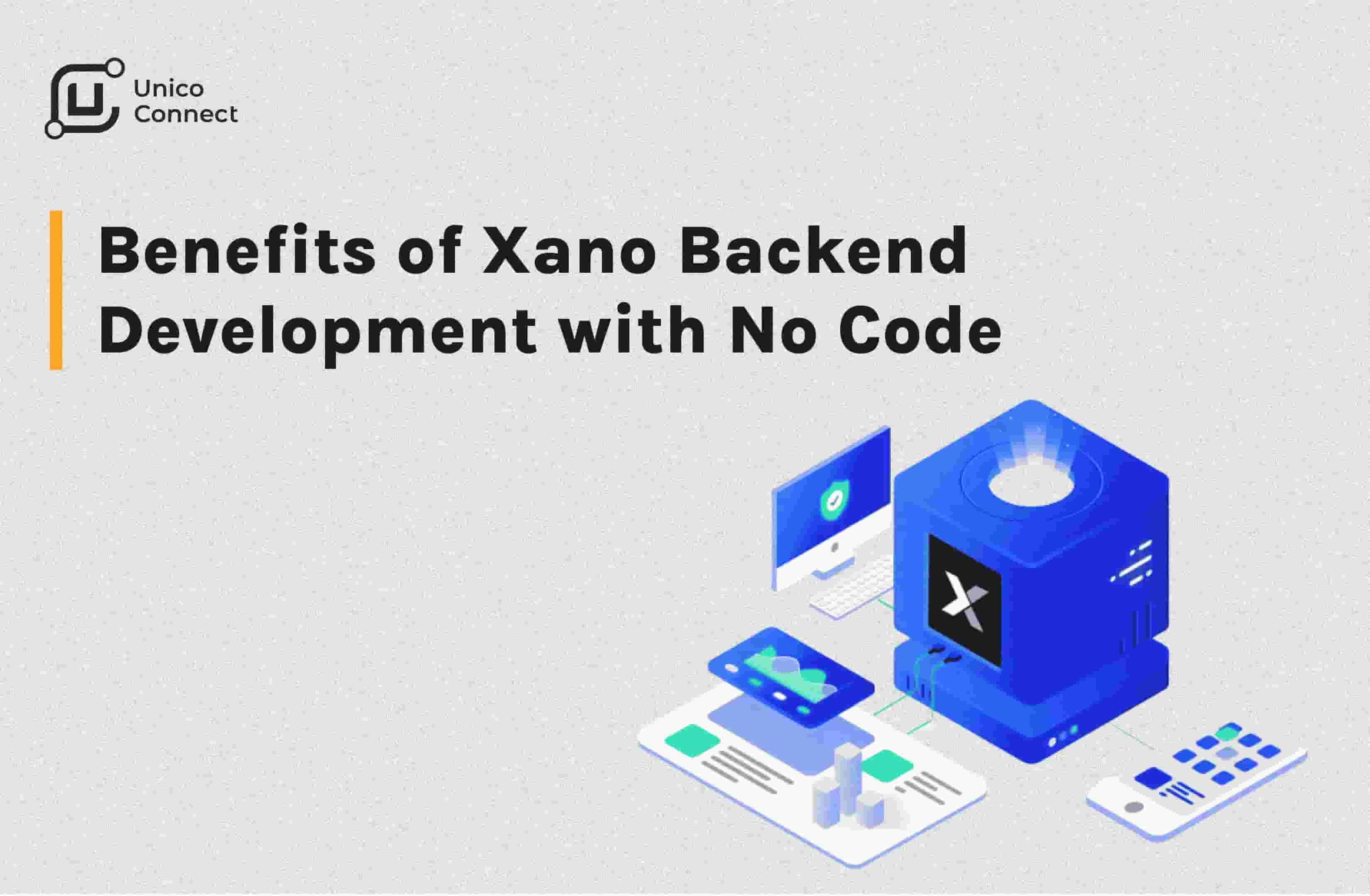 Xano no-code backend platform building APIs, database, and business logic visually