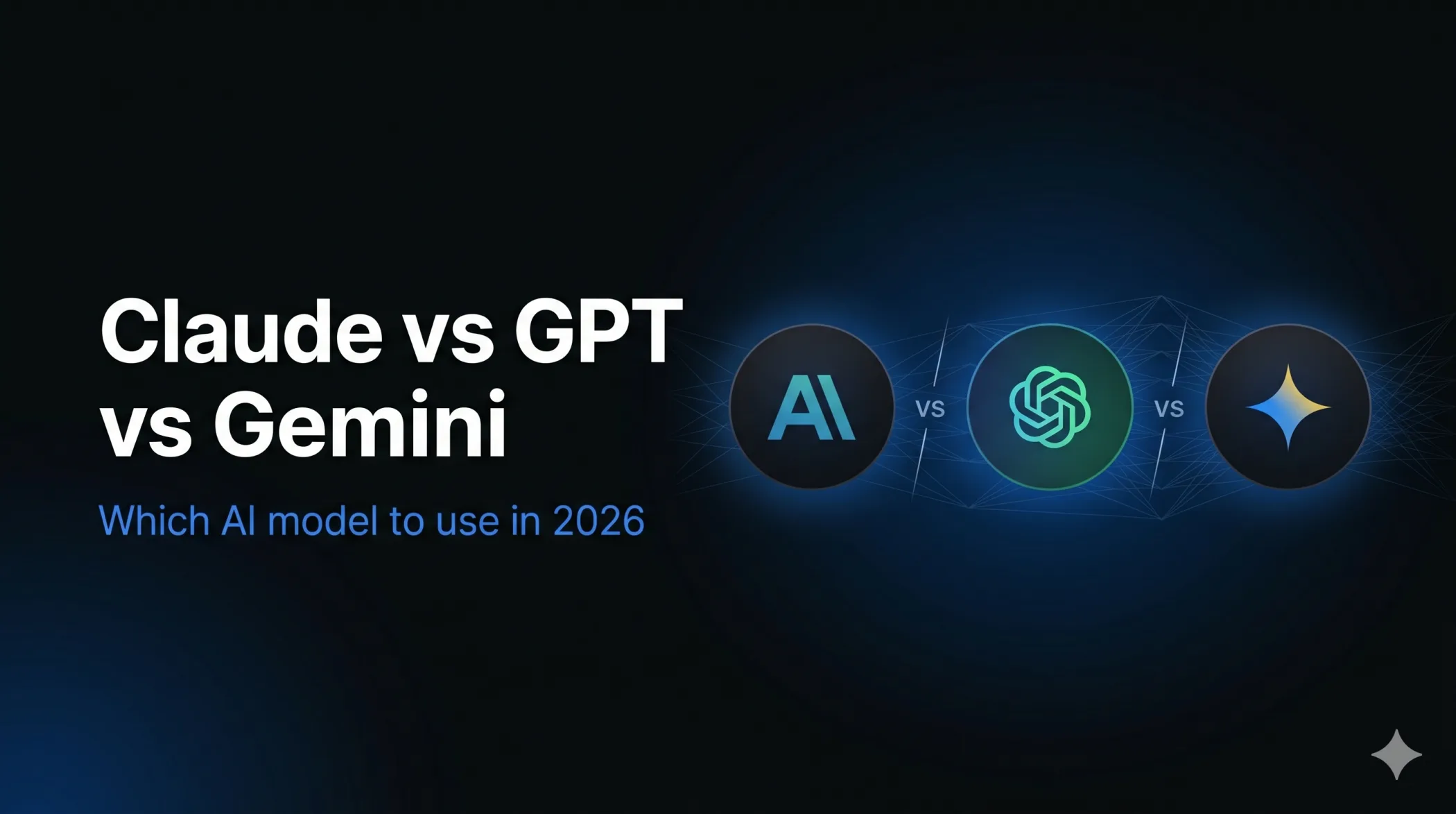 Claude vs GPT vs Gemini large language models compared in 2026