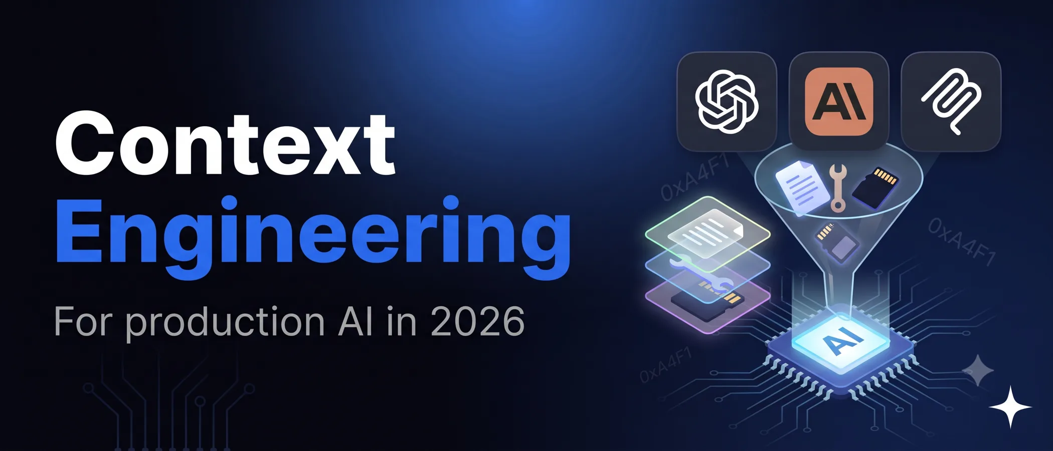 Context engineering for production AI, with OpenAI, Anthropic and MCP logos