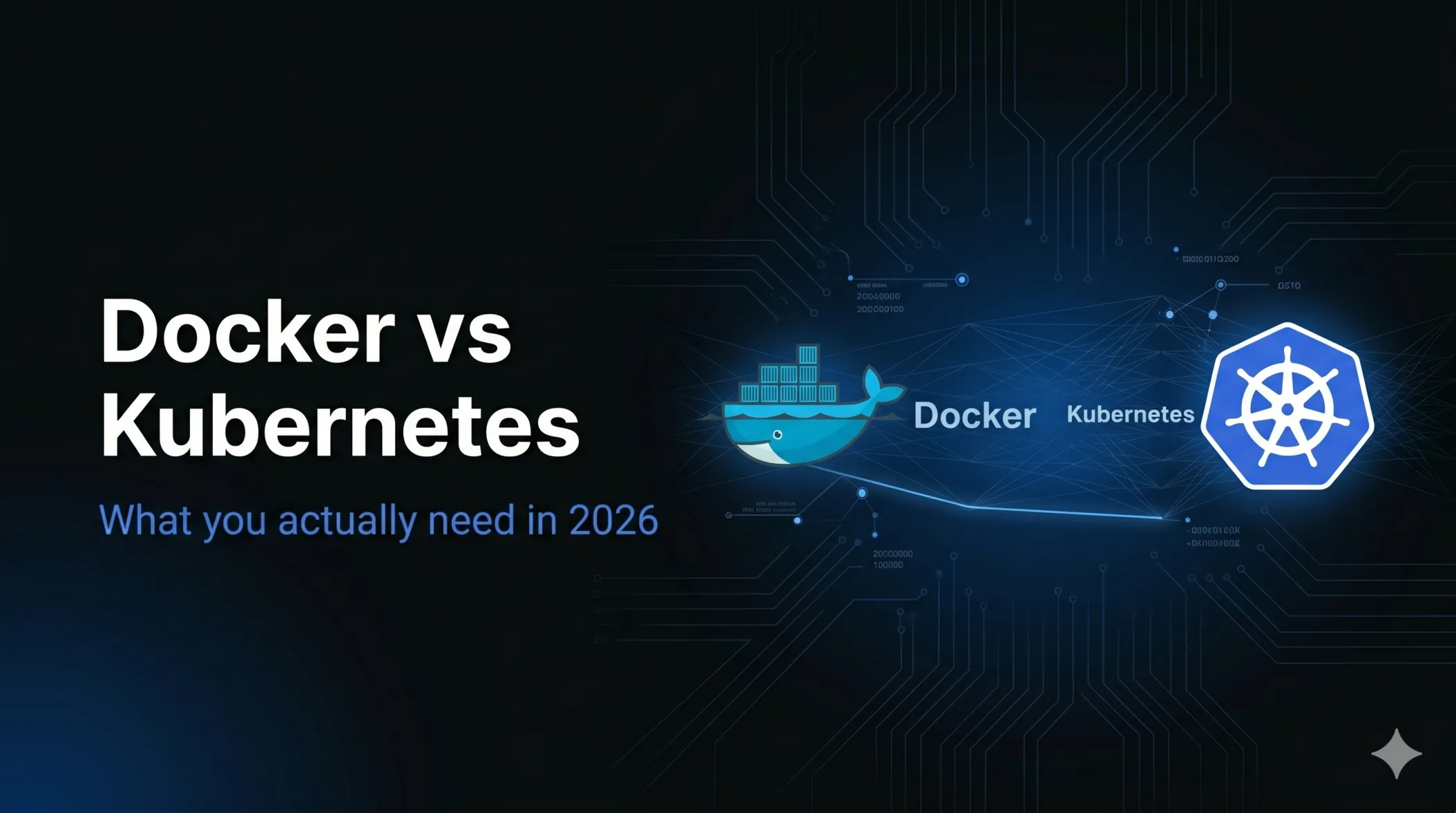 Docker vs Kubernetes containers and orchestration compared in 2026