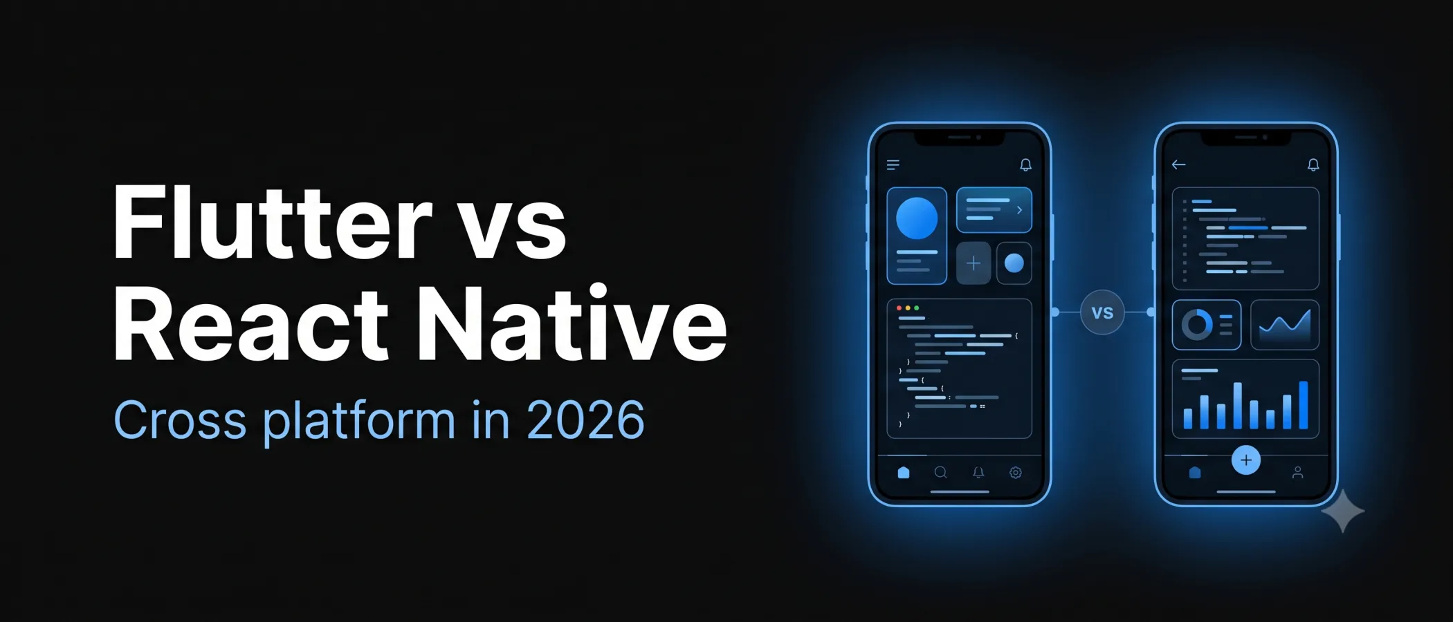 Flutter vs React Native compared for cross platform app development in 2026