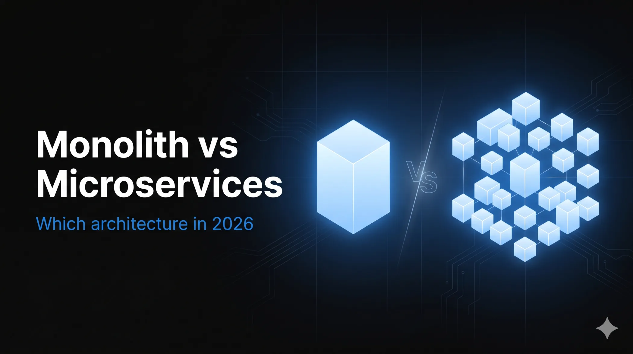 Monolith vs microservices architecture compared in 2026
