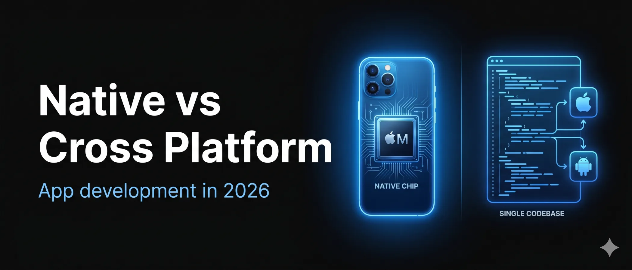 Native vs cross platform mobile app development compared in 2026