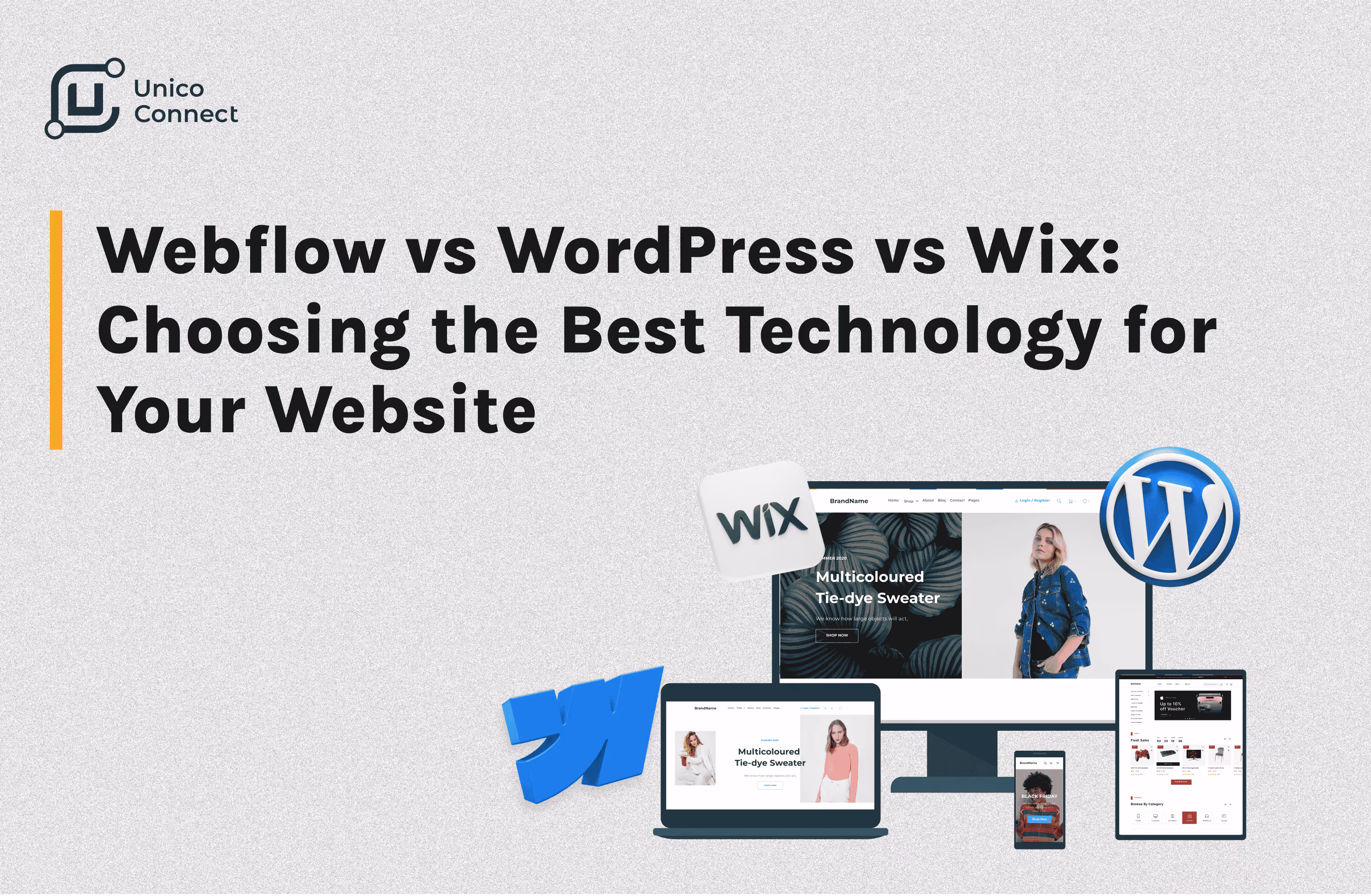Webflow vs WordPress vs Wix CMS comparison for business websites