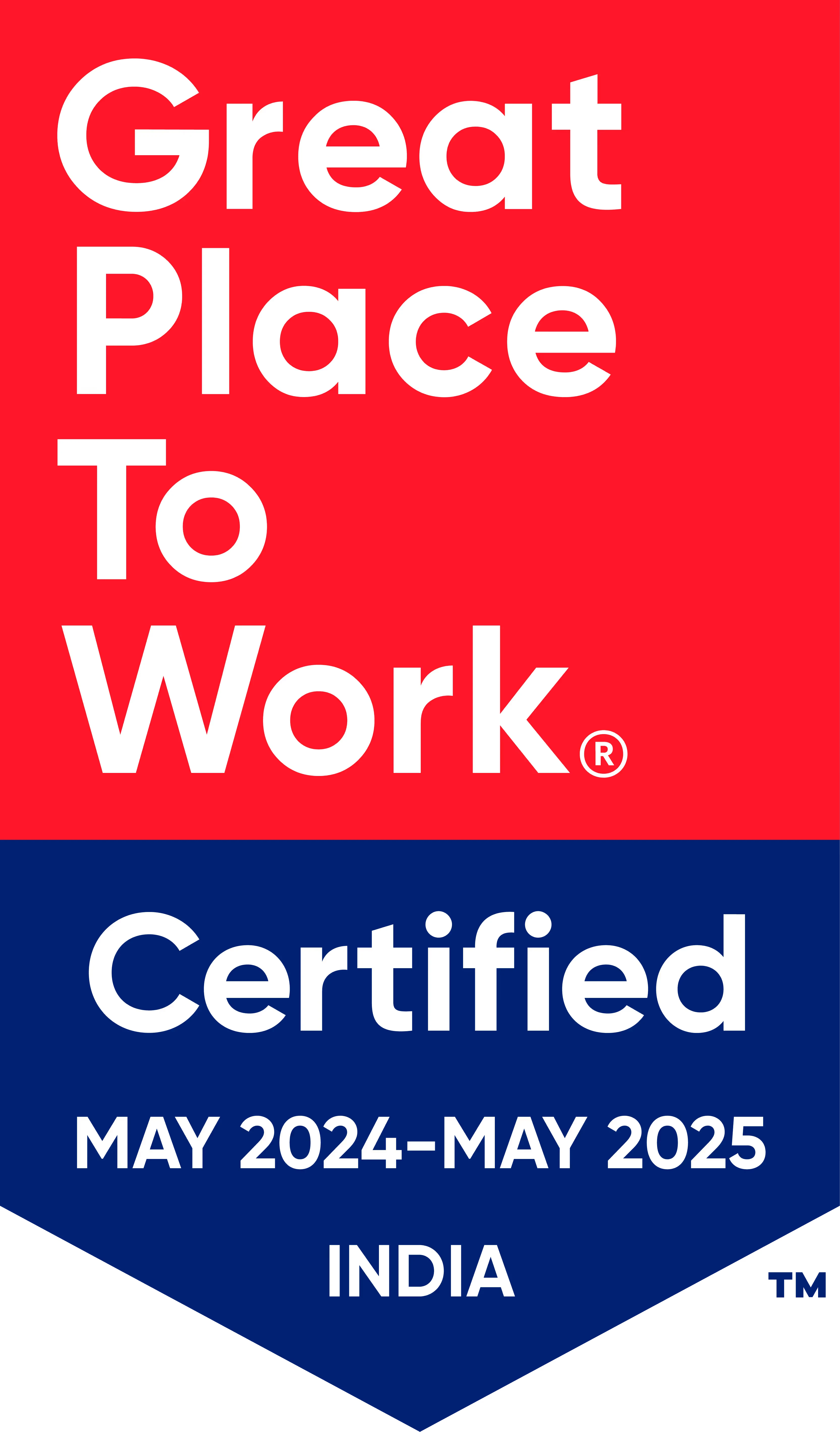 Great Place To Work Certified, India