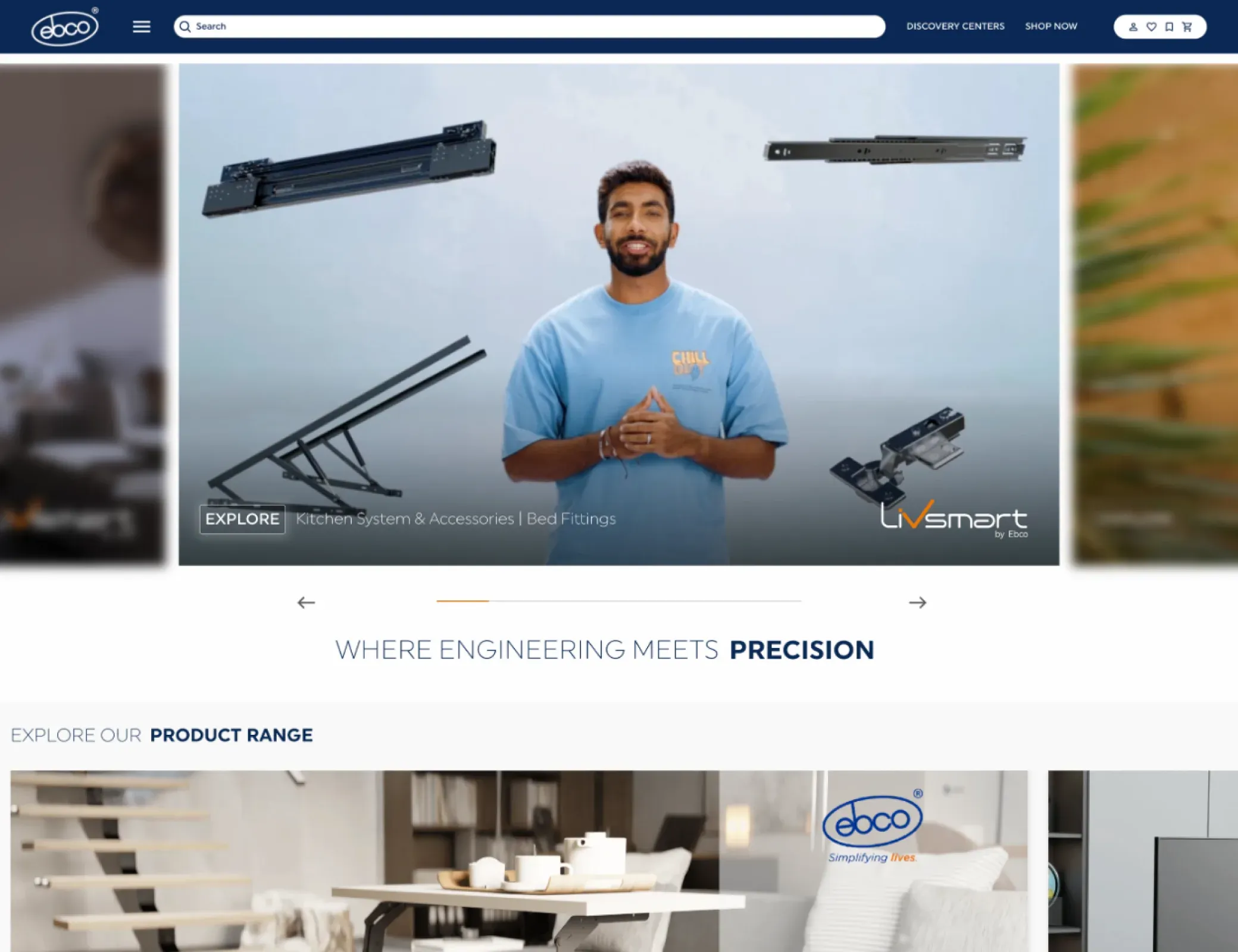 Ebco catalog navigation