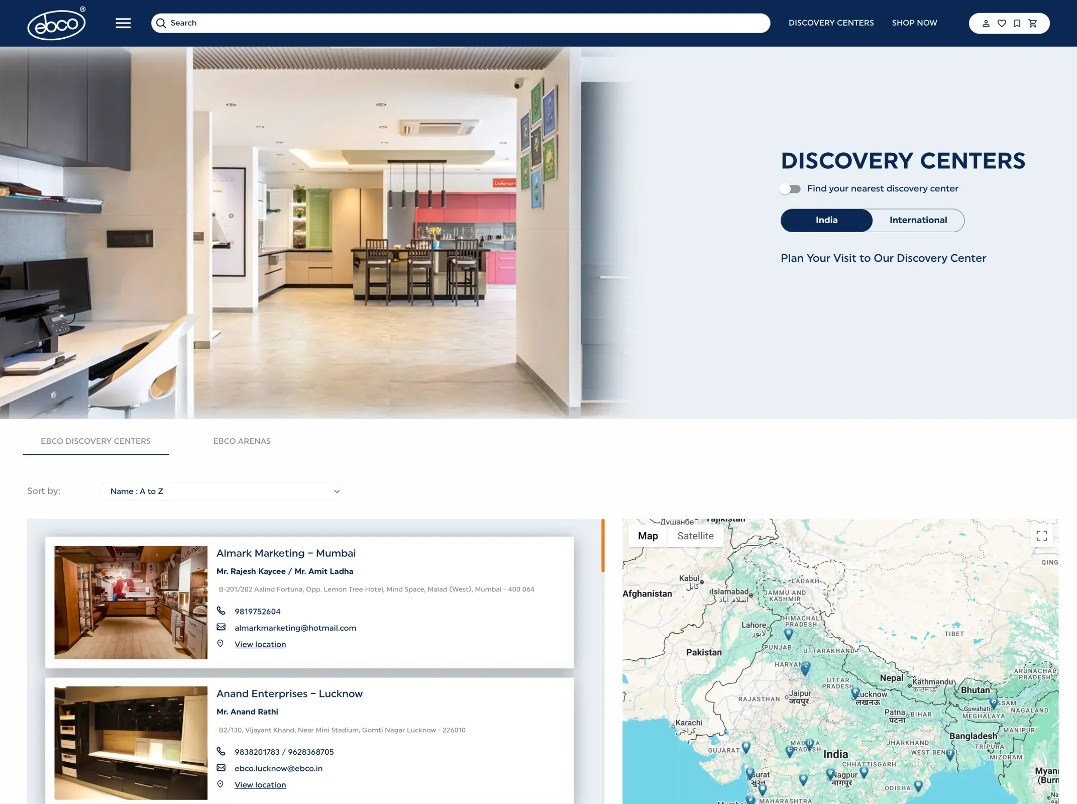 Ebco distributor portal