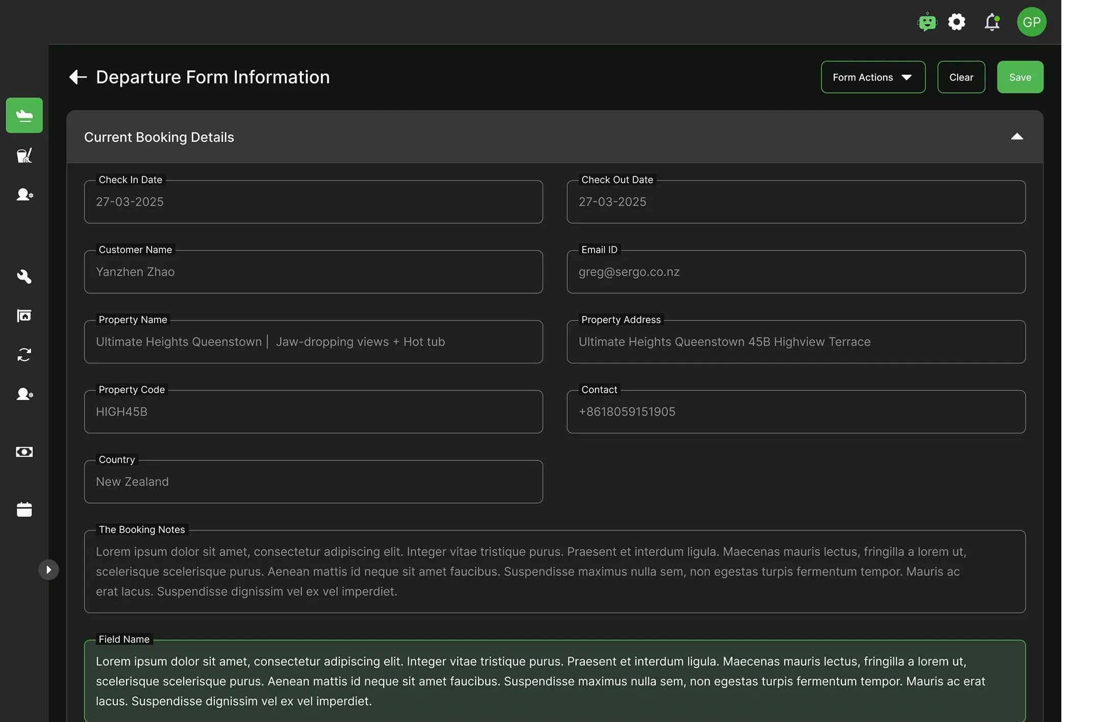 Sergo mobile field app