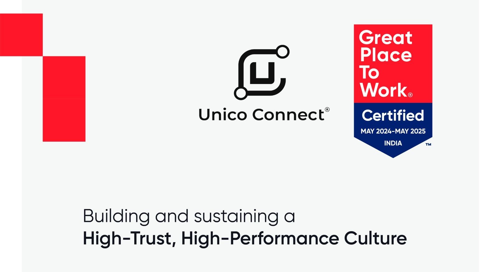 Newsfile press release — Unico Connect earns Great Place to Work certification