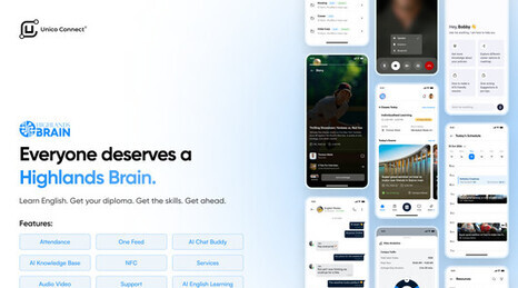 Newsfile feature on Unico Connect Highlands Brain app for 15,000+ students
